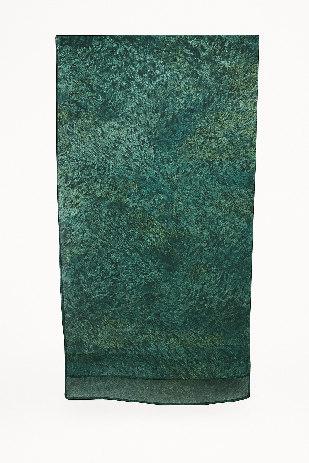 Printed hijab-Emerald