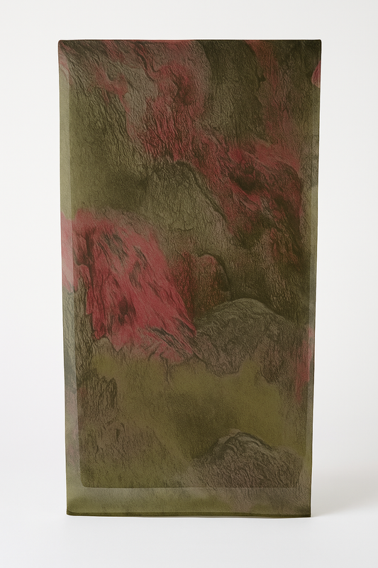 Printed hijab-Earth rose