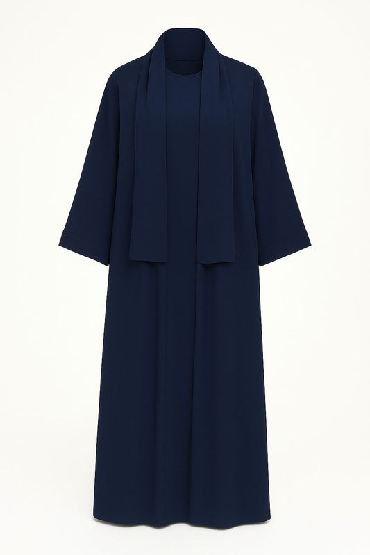 Abaya Navy Set