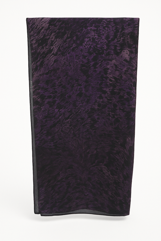 Printed hijab- purple dusk