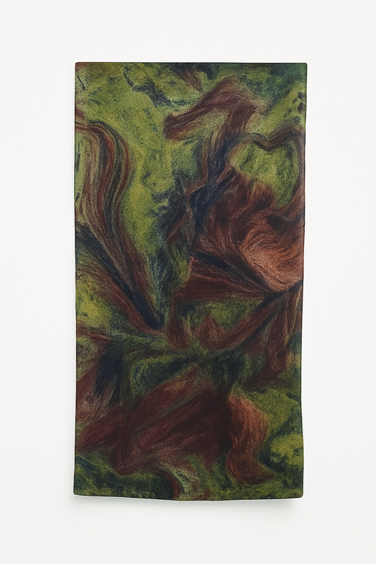 Printed hijab- moss